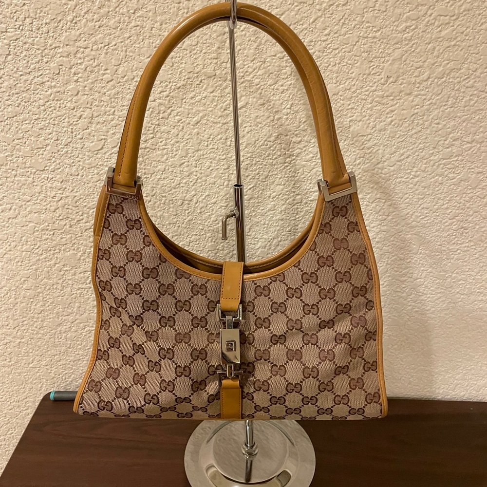 Authentic Gucci Monogram Shoulder Bag - image 1